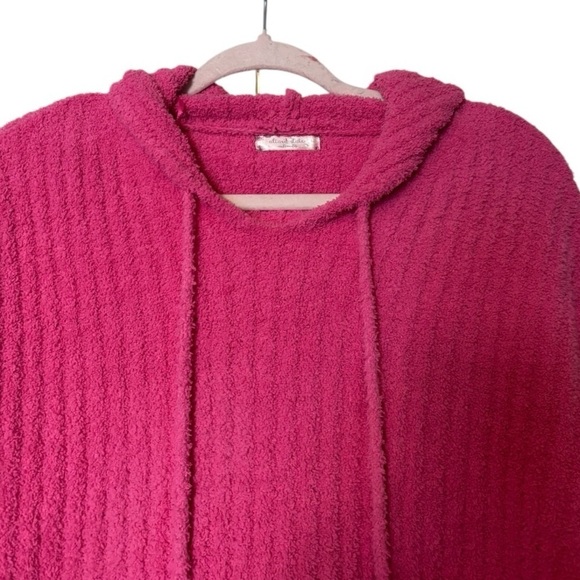 Altar’d State Pink Fleece Hoodie Size Large (L) - Picture 4 of 6